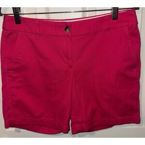 J Crew 7”Classic Chino Shorts in Radiant Fuchsia Size 4